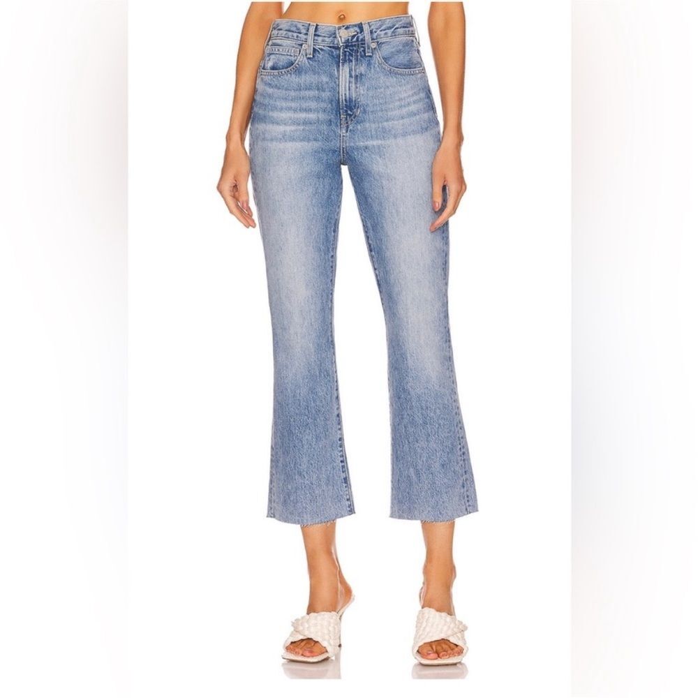 Veronica Beard Jeans Womens Size 31 CARLY KICK-FLARE JEAN | RAW HEM. NWT